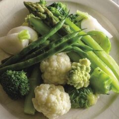 男の料理と野菜