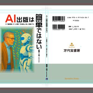 ◆新刊本『ＡＩ出版は簡単ではない～ＡＩ共創出版～ＡＩと人間が「共に創る」新しい出版モデル』