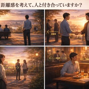 ◆距離感を考えて、人と付き合っていますか？