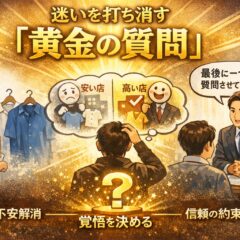 【迷いを打ち消す「黄金の質問」】