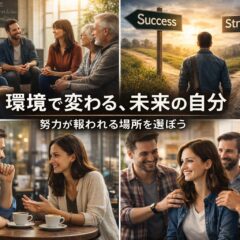 努力しているのに、なぜか届かない——その理由は「環境」かもしれない