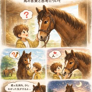 ◆「馬って、そんなふうに考えるの？」